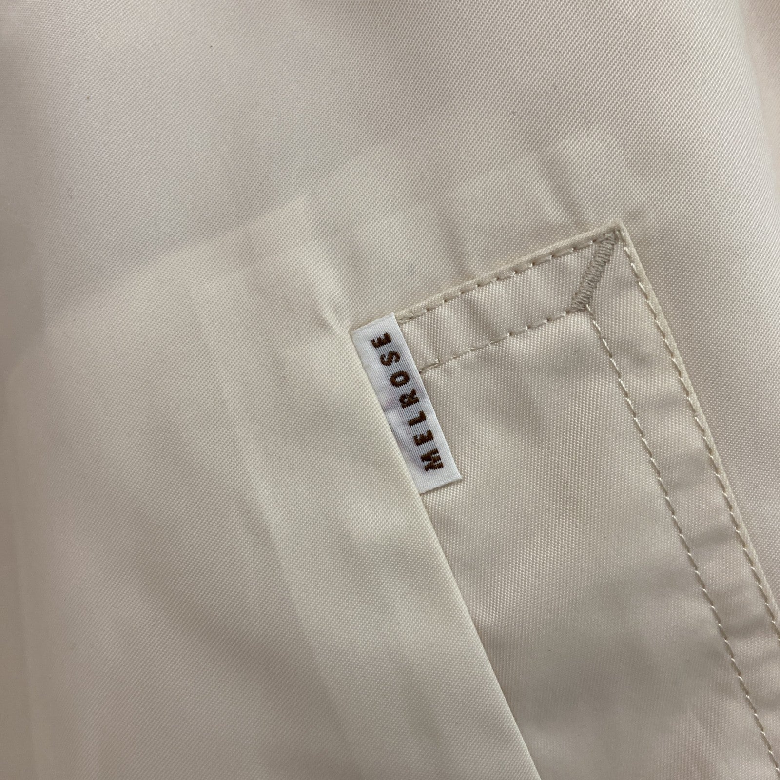 MELROSE　メルローズ　コーチジャケット　ワンポイント　ベージュ　3サイズ