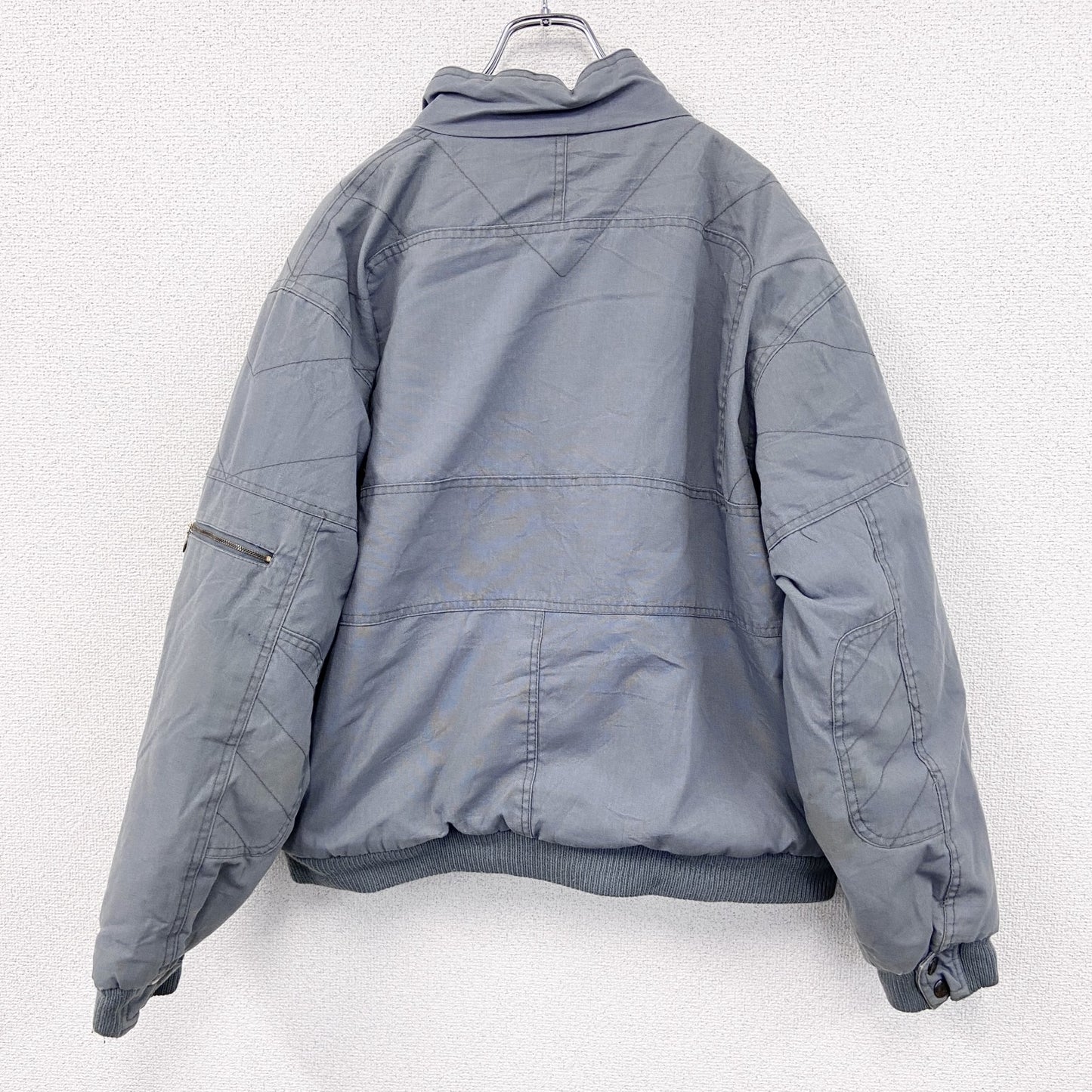 90s～　Avalanche Mountain Gear　中綿ジャケット　フライトジャケット　灰色　グレー　XLサイズ