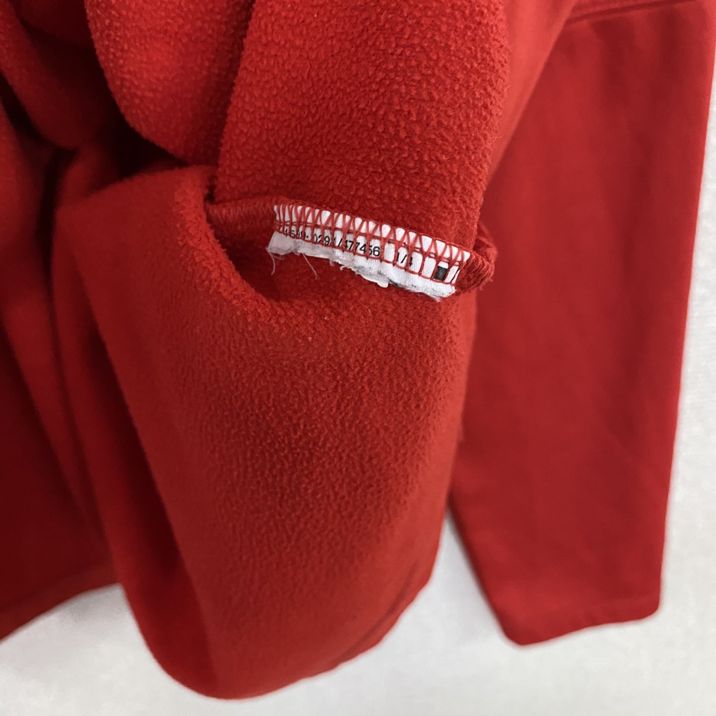 NIKE　ナイキ　DRI-FIT　長袖Tシャツ/ロンT　スウッシュ　デカロゴ　赤　レッド　Lサイズ