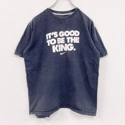 NIKE　ナイキ　半袖プリントTシャツ　紺　ネイビー　XLサイズ