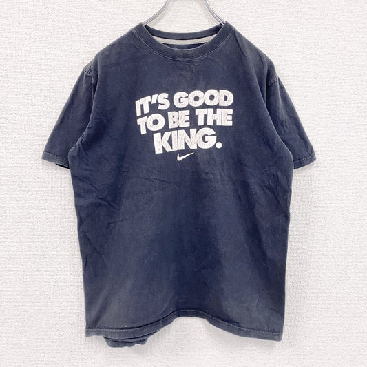 NIKE　ナイキ　半袖プリントTシャツ　紺　ネイビー　XLサイズ