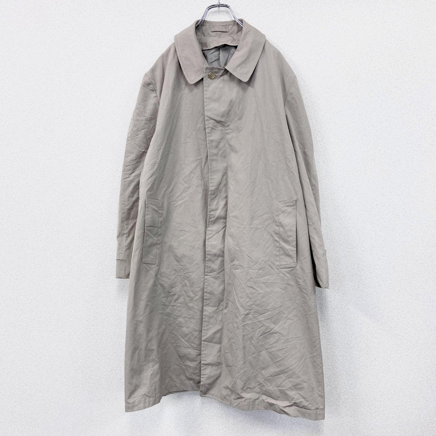 LONDON FOG　ロンドンフォグ　トレンチコート　比翼仕立て　ベージュ　44サイズ