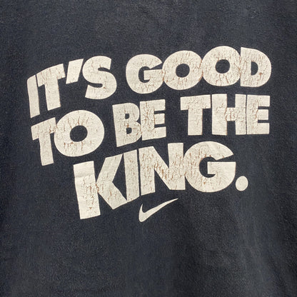 NIKE　ナイキ　半袖プリントTシャツ　紺　ネイビー　XLサイズ