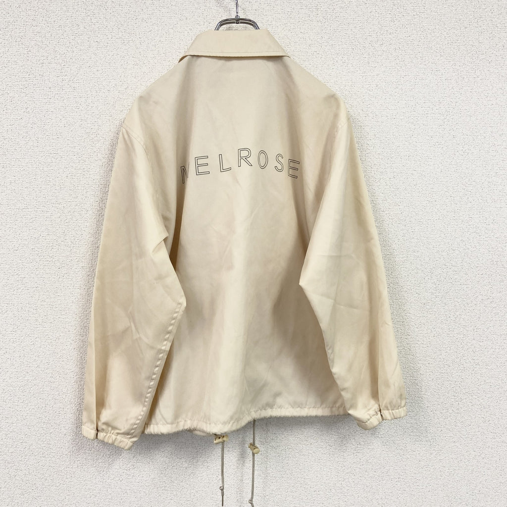 MELROSE　メルローズ　コーチジャケット　ワンポイント　ベージュ　3サイズ