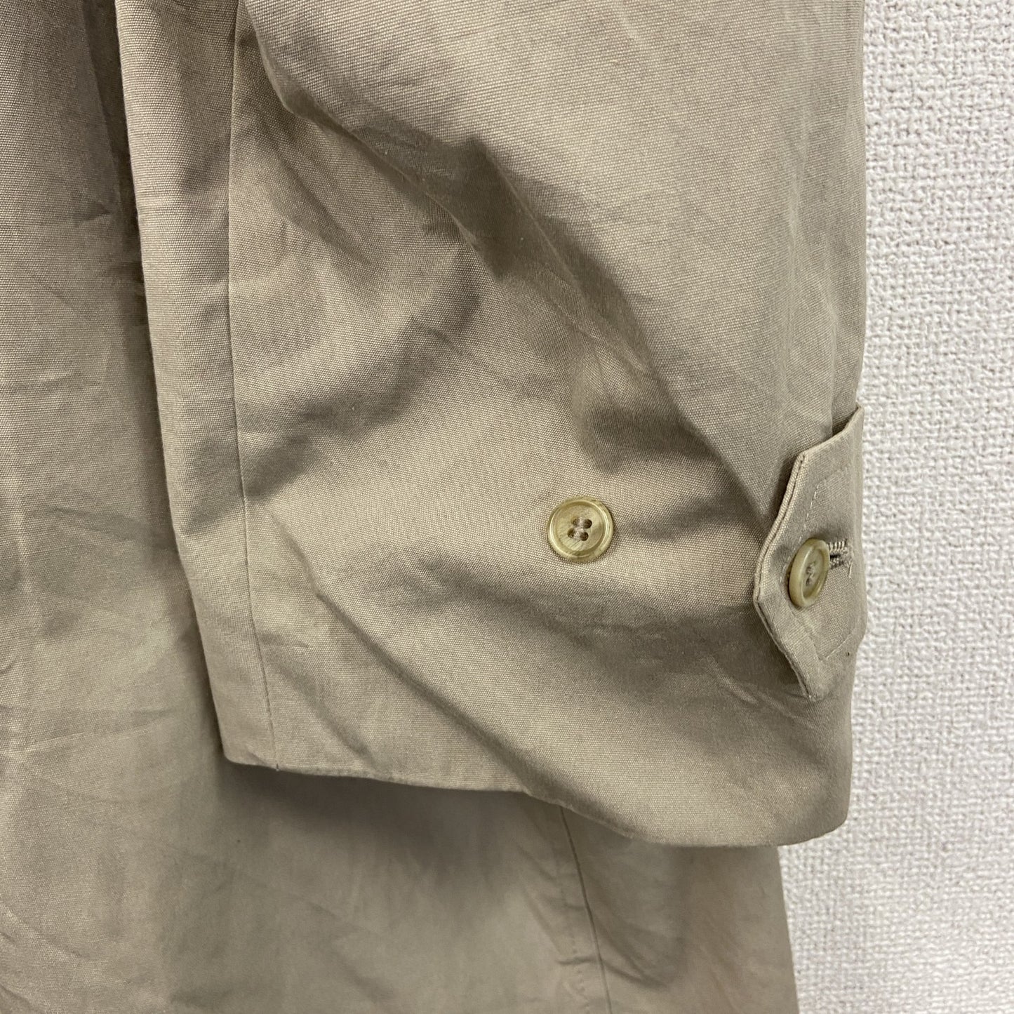 LONDON FOG　ロンドンフォグ　トレンチコート　比翼仕立て　ベージュ　44サイズ