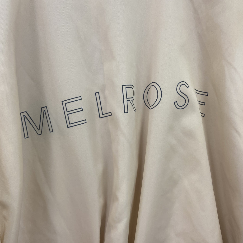 MELROSE　メルローズ　コーチジャケット　ワンポイント　ベージュ　3サイズ