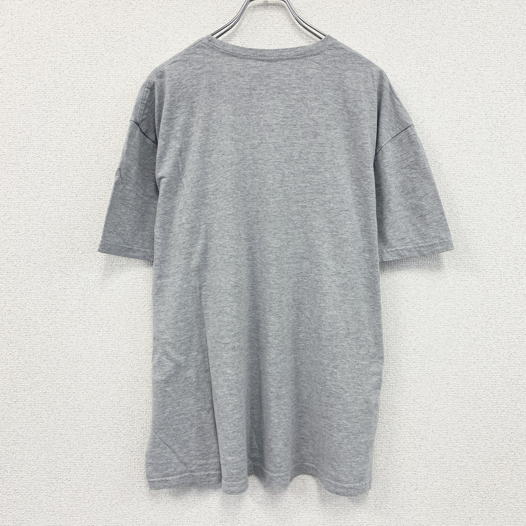 THE BEATLES　ビートルズ　半袖プリントＴシャツ　灰色　グレー　 クルーネック　XLサイズ