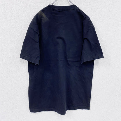ALSTYLE　半袖メッセージプリントTシャツ　黒　ブラック　Lサイズ