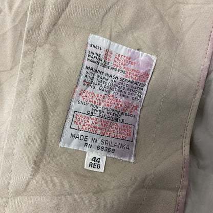 LONDON FOG　ロンドンフォグ　トレンチコート　比翼仕立て　ベージュ　44サイズ