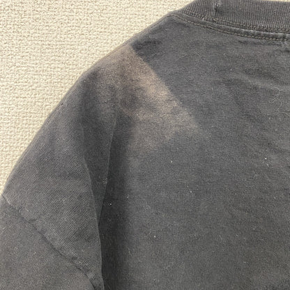 ALSTYLE　半袖メッセージプリントTシャツ　黒　ブラック　Lサイズ