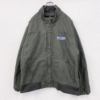 DRI DUCK　ダックジャケット　ワークジャケット　裏チェック　カーキ　XLサイズ