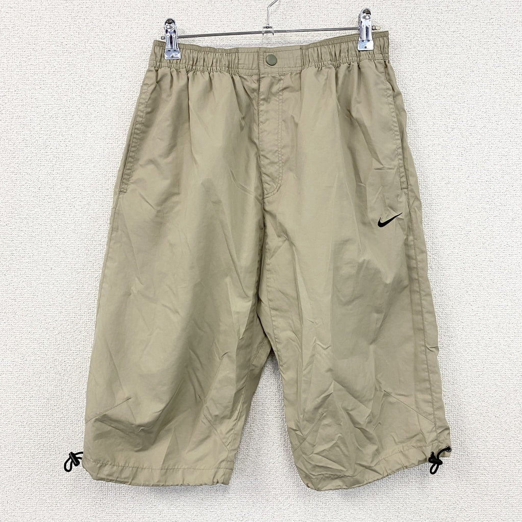 00s　NIKE　ナイキ　CLIMA-FIT　ハーフパンツ/ショートパンツ　クロップドパンツ　ベージュ　Mサイズ