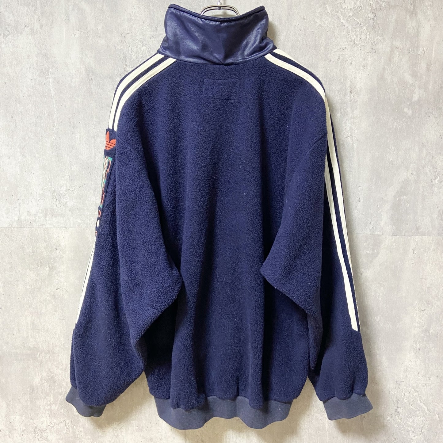 古着　used　～90s　adidas アディダス　ONE WORLD　フリースジャケット　トラックジャケット　ハイネック　