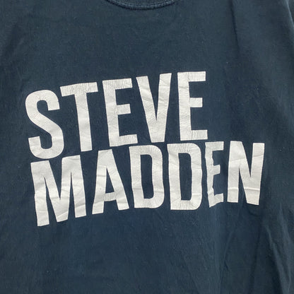 STEVE MADDEN　半袖プリントTシャツ　黒　ブラック