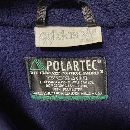 古着　used　～90s　adidas アディダス　ONE WORLD　フリースジャケット　トラックジャケット　ハイネック　