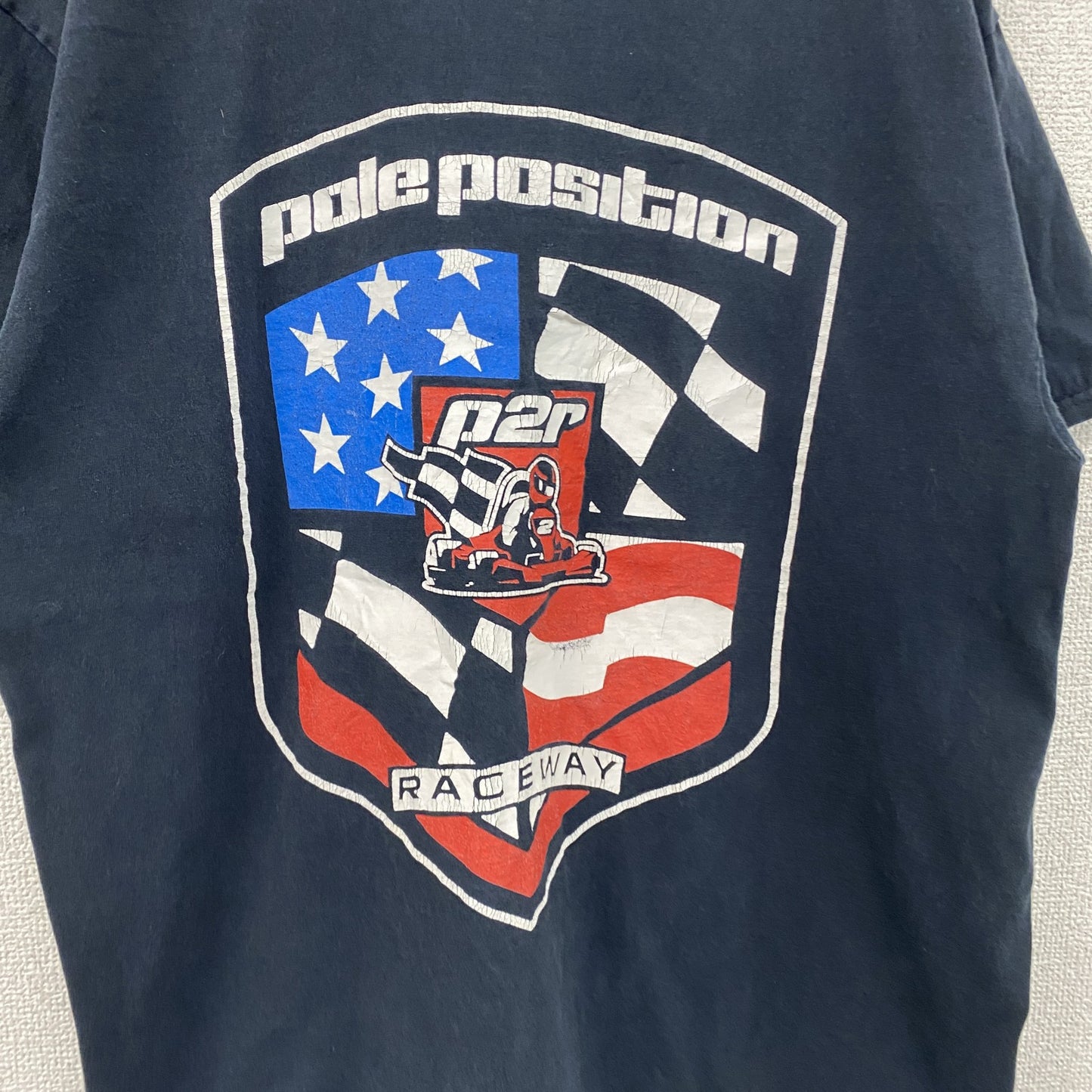 JERZEES　ジャージーズ　F1　半袖プリントTシャツ　黒　ブラック
