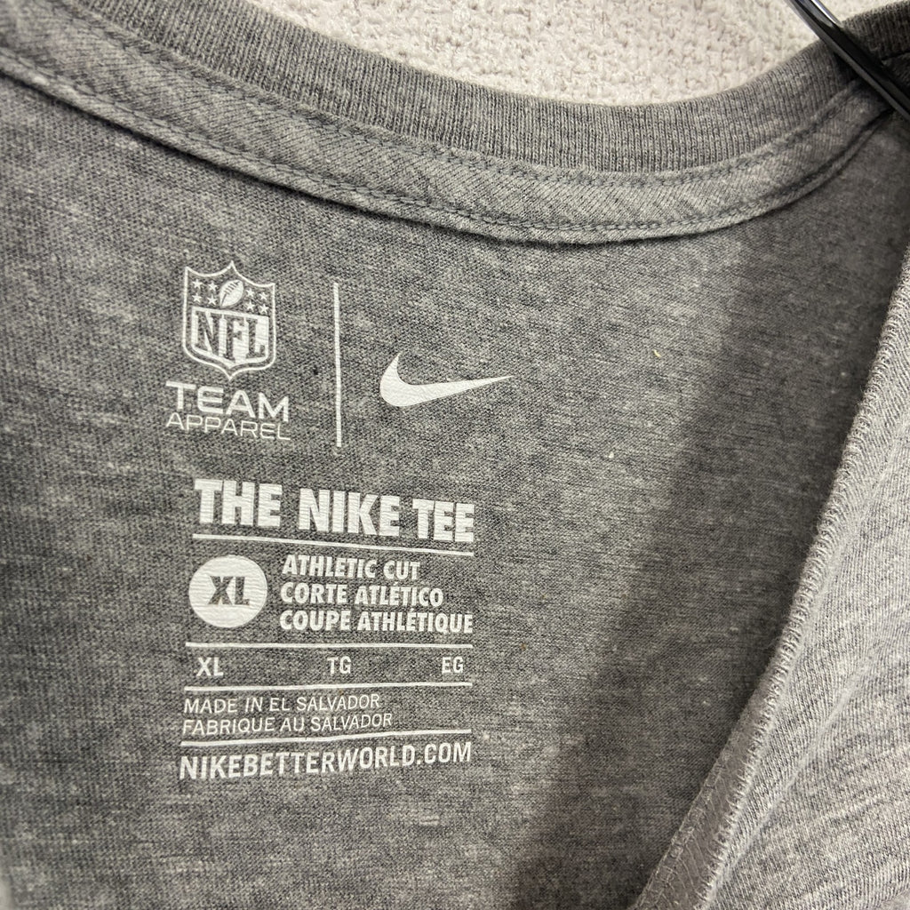 NIKE　ナイキ　NFL　TEAM APPAREL　49ers　半袖プリントTシャツ　グレー　XLサイズ