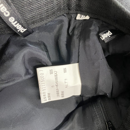pierre cardin　ピエールカルダン　セットアップ　ノーカラージャケット　スカート　黒　ブラック　13サイズ
