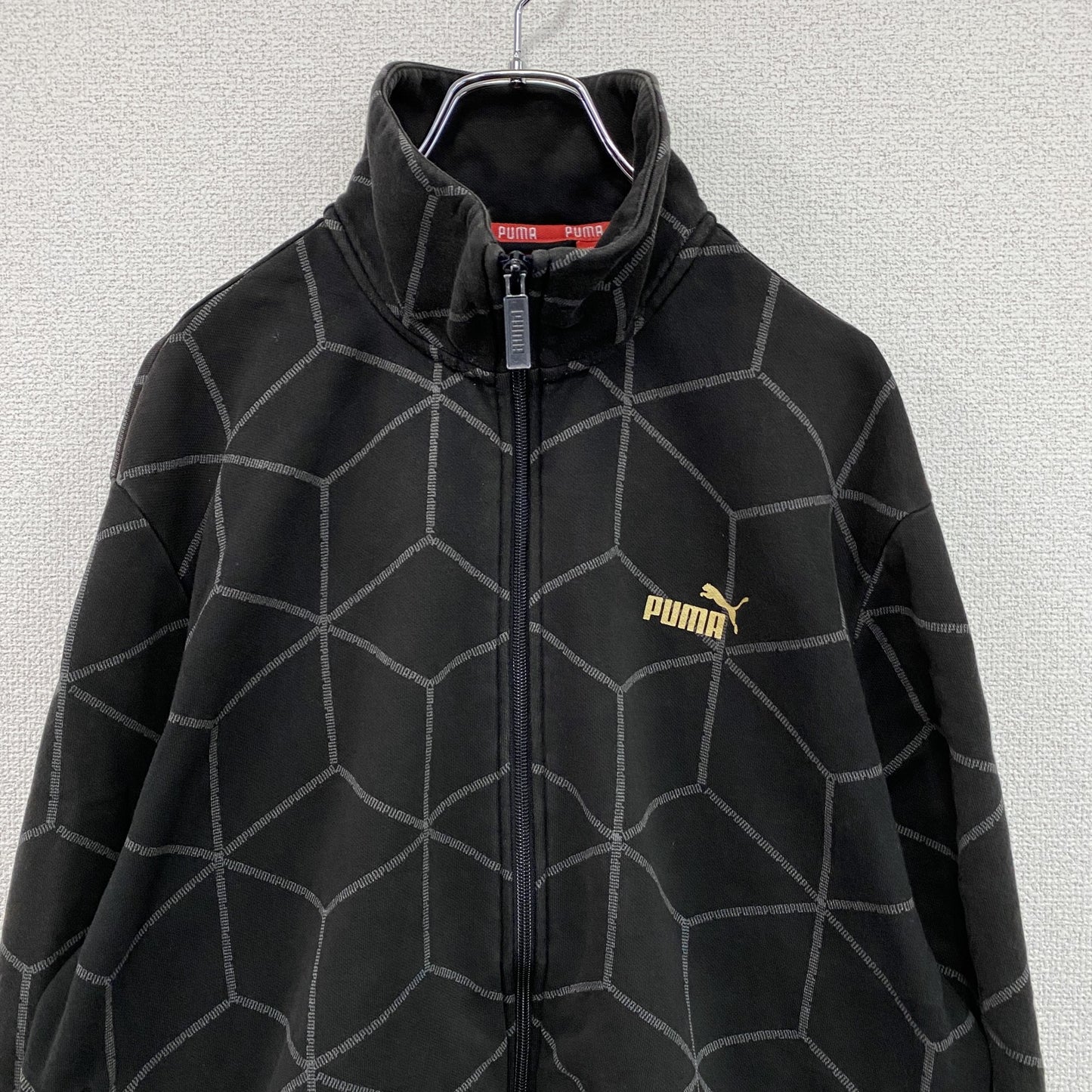 PUMA　プーマ　スウェットトラックジャケット/ジャージ　黒　ブラック　Lサイズ