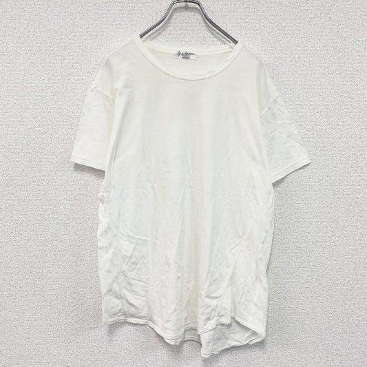 Yohji Yamamoto pour homme　ヨウジヤマモト プールオム　半袖Tシャツ　無地　白　ホワイト　3サイズ　