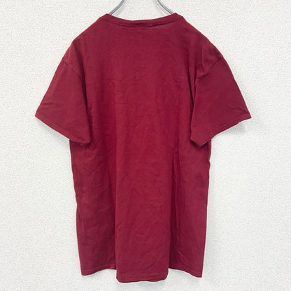 古着　used　NBA エヌビーエー　半袖プリントTシャツ　バスケットボール　カジュアル　クルーネック　赤　レッド　Mサイズ