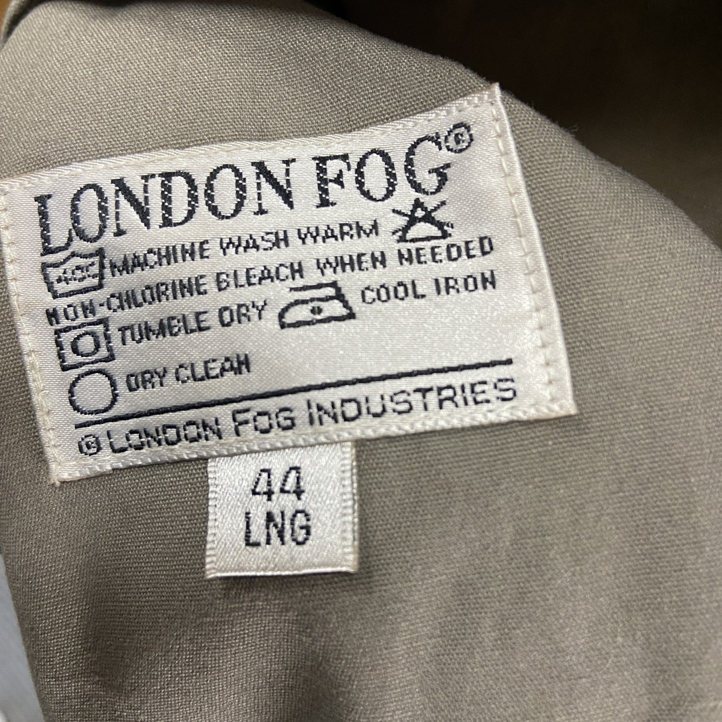 LONDON FOG　ロンドンフォグ　ダブルトレンチコート　グレージュ　44サイズ