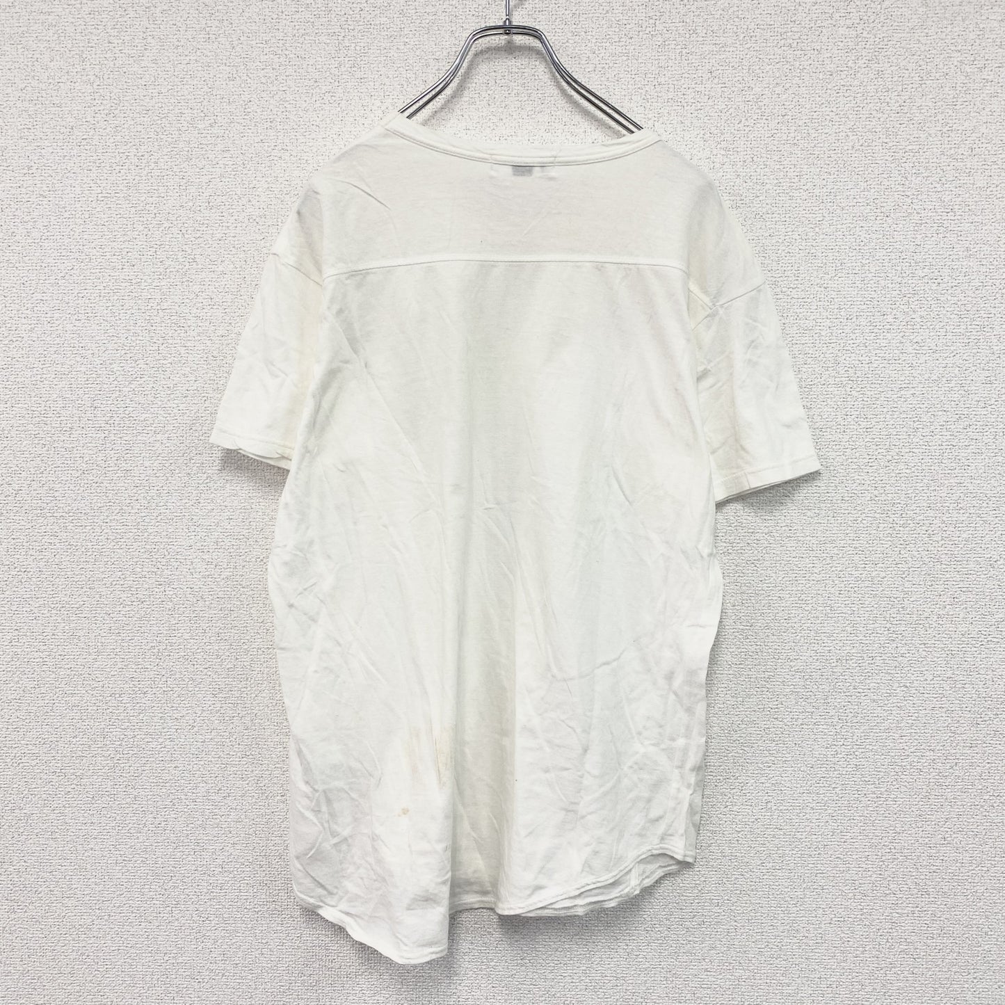 Yohji Yamamoto pour homme　ヨウジヤマモト プールオム　半袖Tシャツ　無地　白　ホワイト　3サイズ　