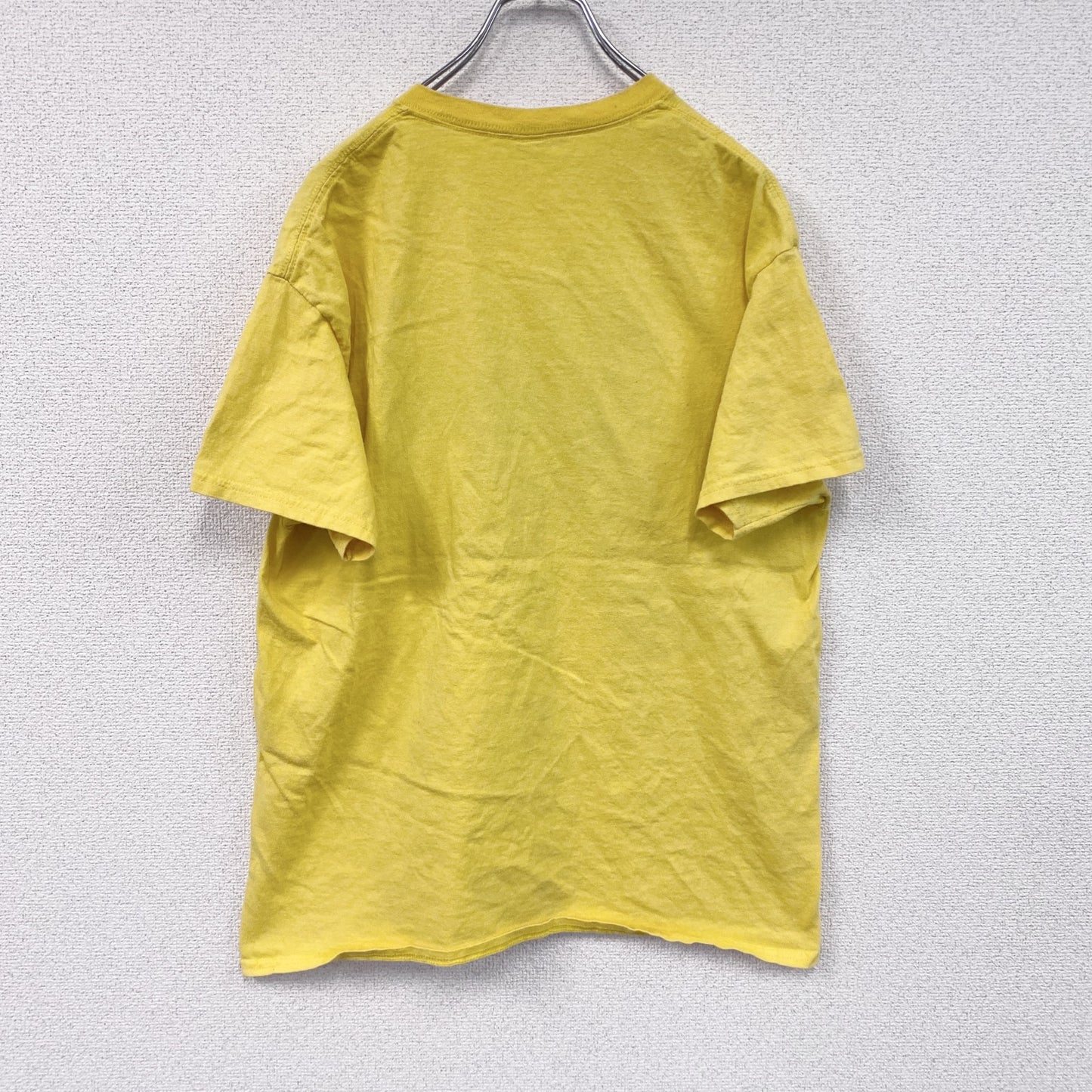 GILDAN　ギルダン　半袖プリントTシャツ　黄色　イエロー　Lサイズ