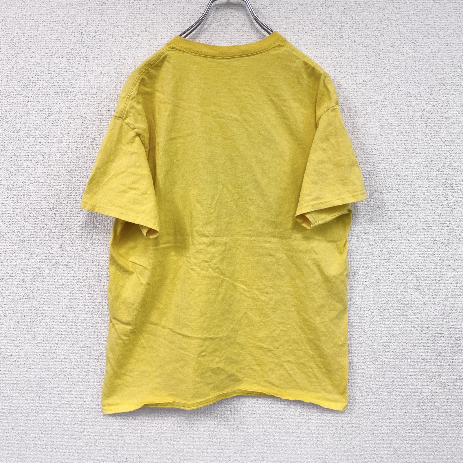 GILDAN　ギルダン　半袖プリントTシャツ　黄色　イエロー　Lサイズ
