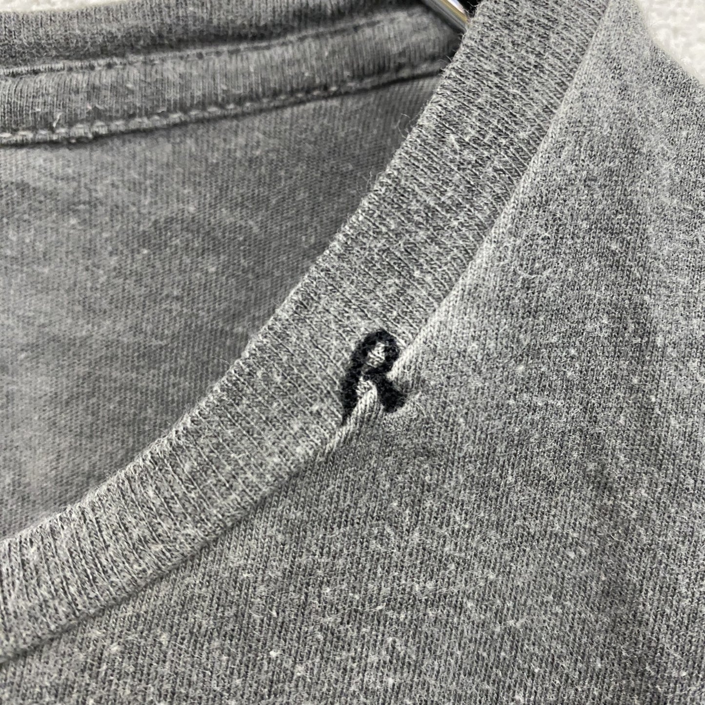 REPLAY　リプレイ　半袖プリントTシャツ　灰色　グレー