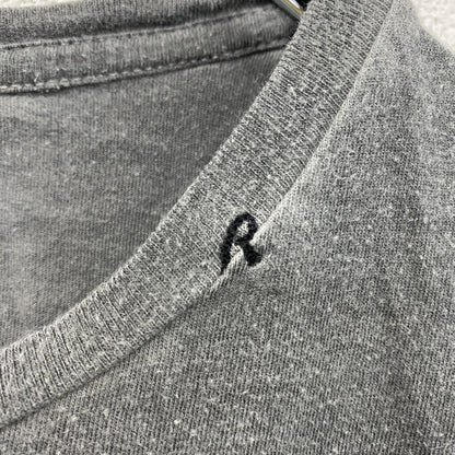 REPLAY　リプレイ　半袖プリントTシャツ　灰色　グレー