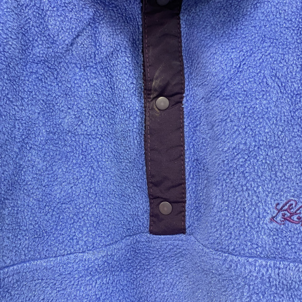 L.L.Bean　エルエルビーン　ハーフジップフリースジャケット/ボアジャケット　青　ブルー