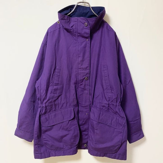 古着 used　PACIFIC TRAIL　長袖ナイロンジャケット　ライトアウター　紫　パープル　ヴィンテージ　Lサイズ