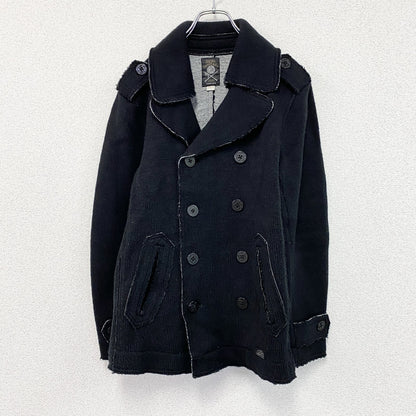 DIESEL　ディーゼル　TRICOT＆CO　ニットピーコート　黒　ブラック　Sサイズ