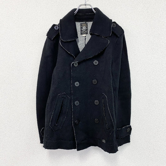 DIESEL　ディーゼル　TRICOT＆CO　ニットピーコート　黒　ブラック　Sサイズ