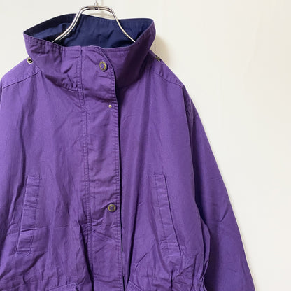 古着 used　PACIFIC TRAIL　長袖ナイロンジャケット　ライトアウター　紫　パープル　ヴィンテージ　Lサイズ