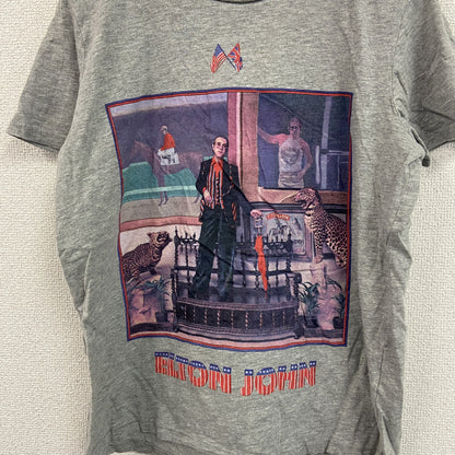ELTON JHON　エルトン ジョン　半袖プリントTシャツ　シンガーT　シングルステッチ　灰色　グレー　Mサイズ