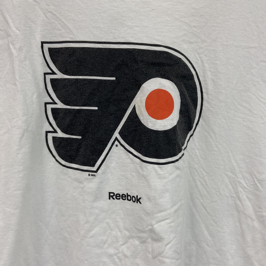 Reebok　リーボック　半袖プリントTシャツ　白　ホワイト　2XLサイズ
