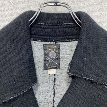 DIESEL　ディーゼル　TRICOT＆CO　ニットピーコート　黒　ブラック　Sサイズ