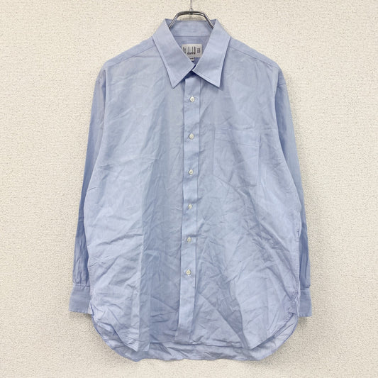 dunhill　ダンヒル　長袖シャツ　サックスブルー　43-82サイズ