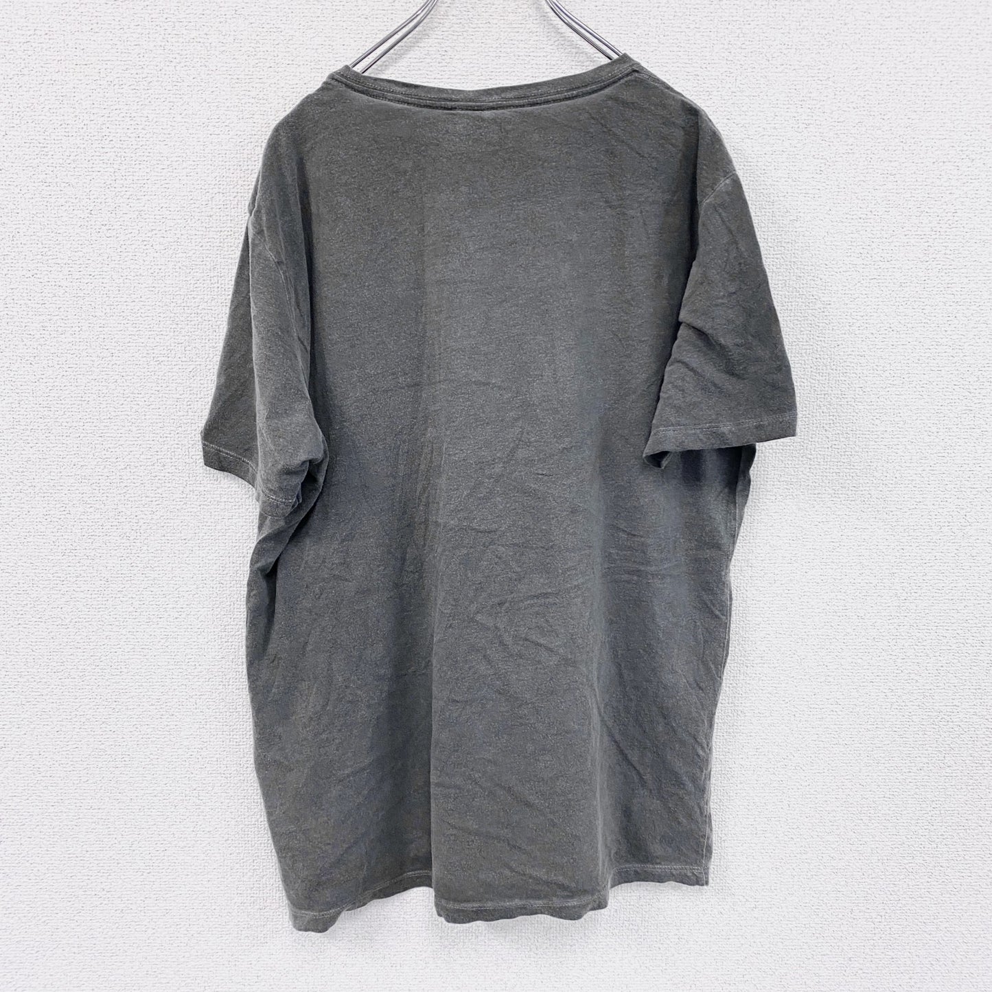 REPLAY　リプレイ　半袖プリントTシャツ　灰色　グレー
