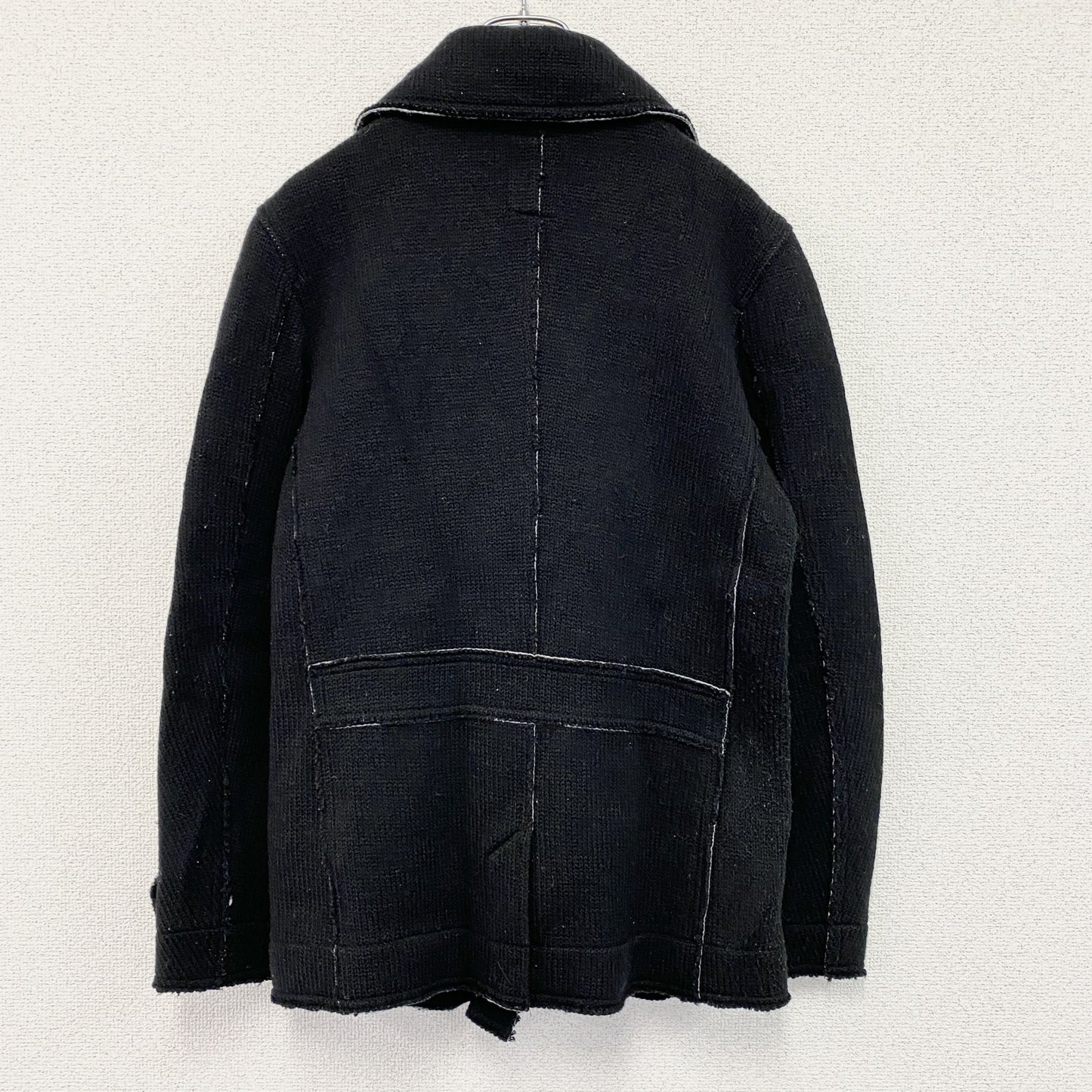 DIESEL　ディーゼル　TRICOT＆CO　ニットピーコート　黒　ブラック　Sサイズ