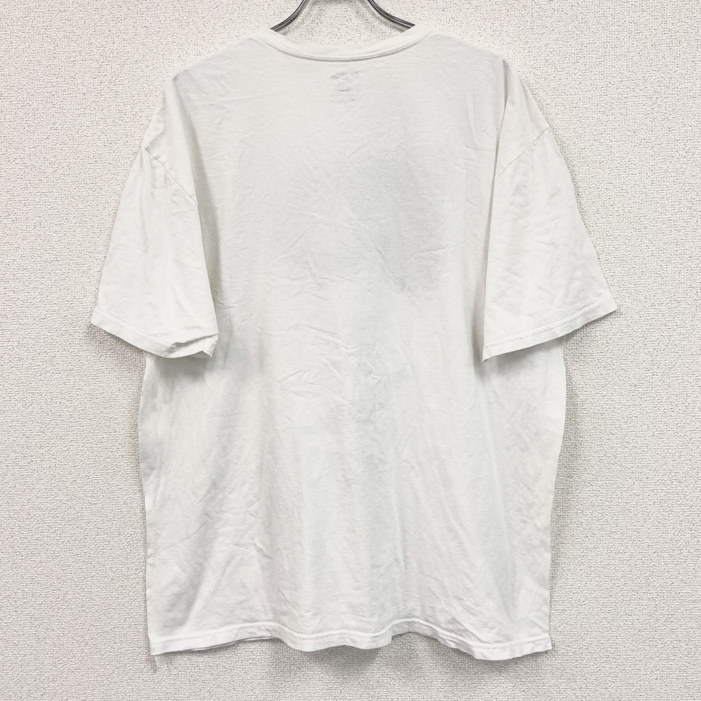 Reebok　リーボック　半袖プリントTシャツ　白　ホワイト　2XLサイズ