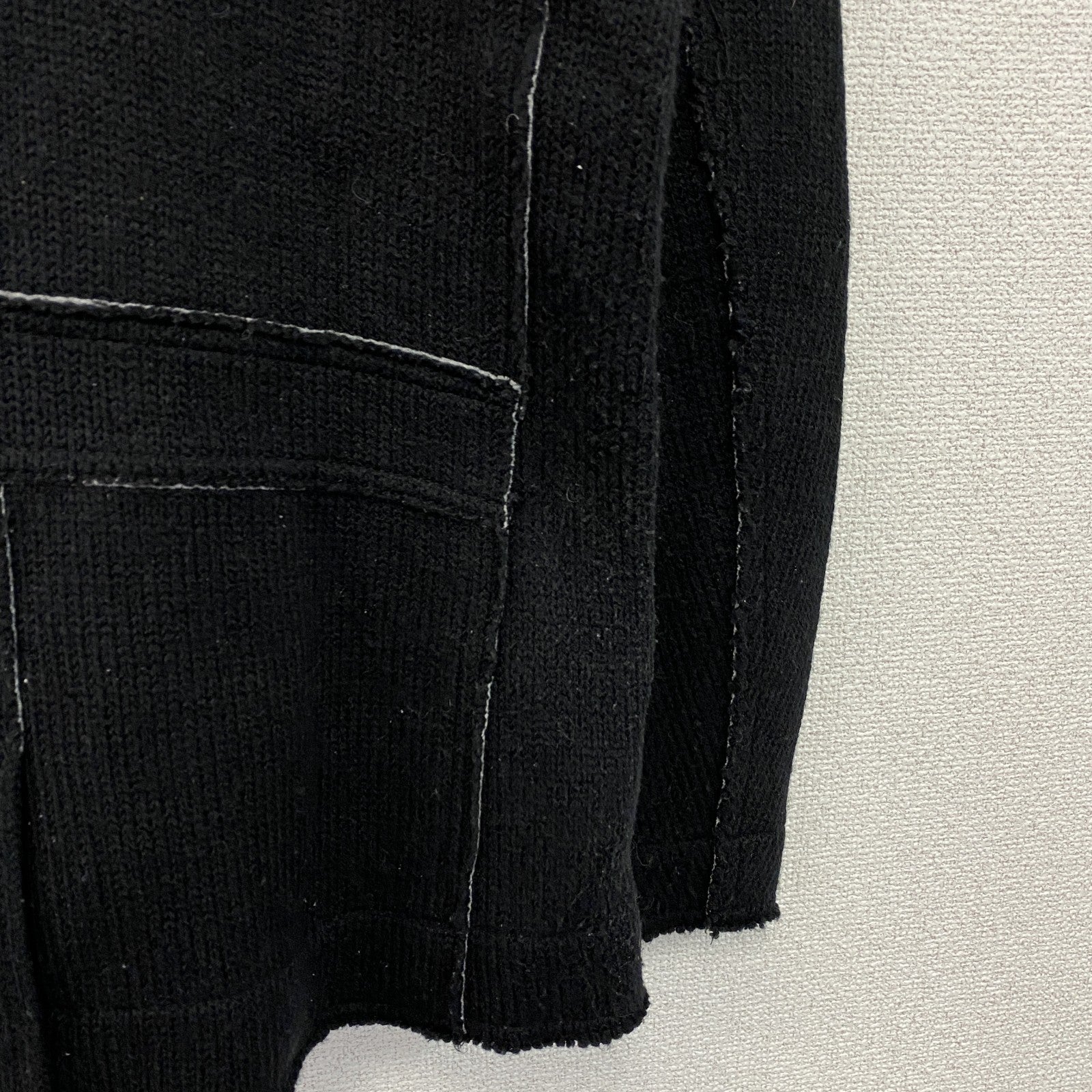 DIESEL　ディーゼル　TRICOT＆CO　ニットピーコート　黒　ブラック　Sサイズ