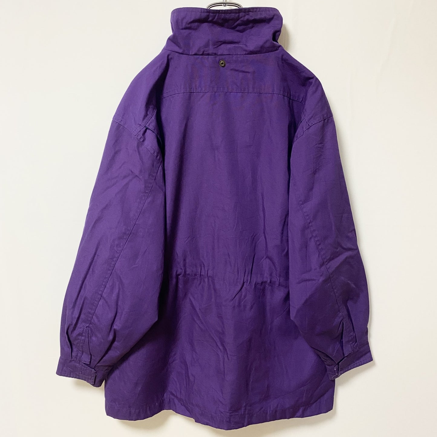 古着 used　PACIFIC TRAIL　長袖ナイロンジャケット　ライトアウター　紫　パープル　ヴィンテージ　Lサイズ