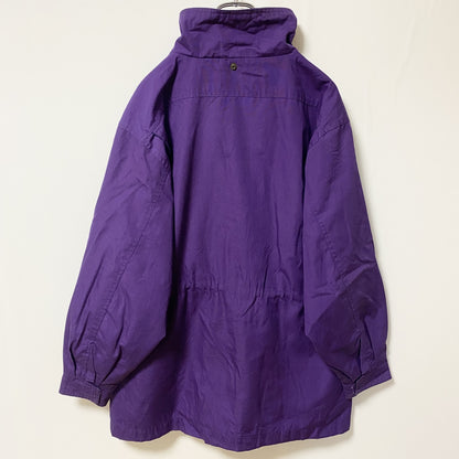 古着 used　PACIFIC TRAIL　長袖ナイロンジャケット　ライトアウター　紫　パープル　ヴィンテージ　Lサイズ