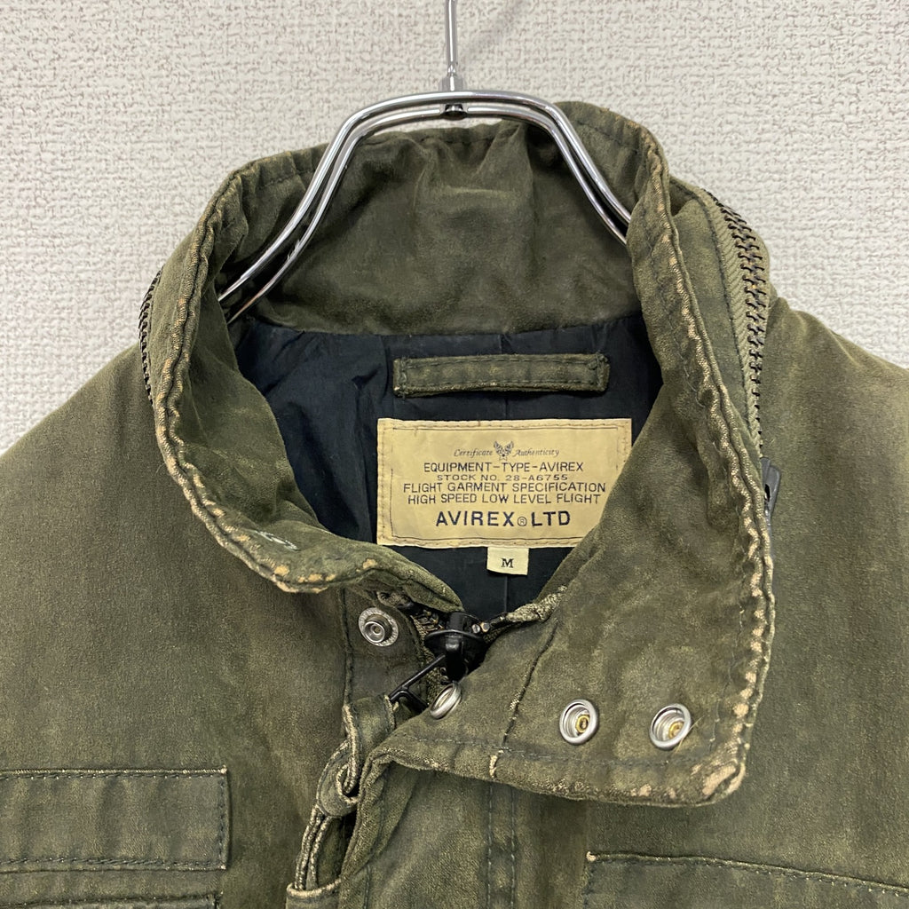 AVIREX　アヴィレックス　M-65フィールドジャケット　ミリタリージャケット　カーキ　Mサイズ　