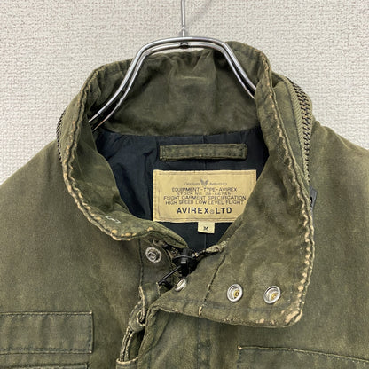 AVIREX　アヴィレックス　M-65フィールドジャケット　ミリタリージャケット　カーキ　Mサイズ　