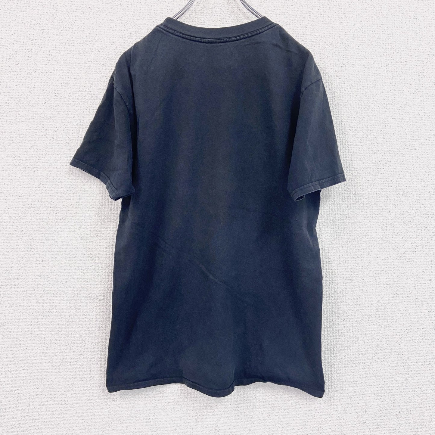 OLEE TEXTILE　半袖プリントTシャツ　NEW YYORK CITY　Apple　リンゴ　黒　ブラック　Lサイズ
