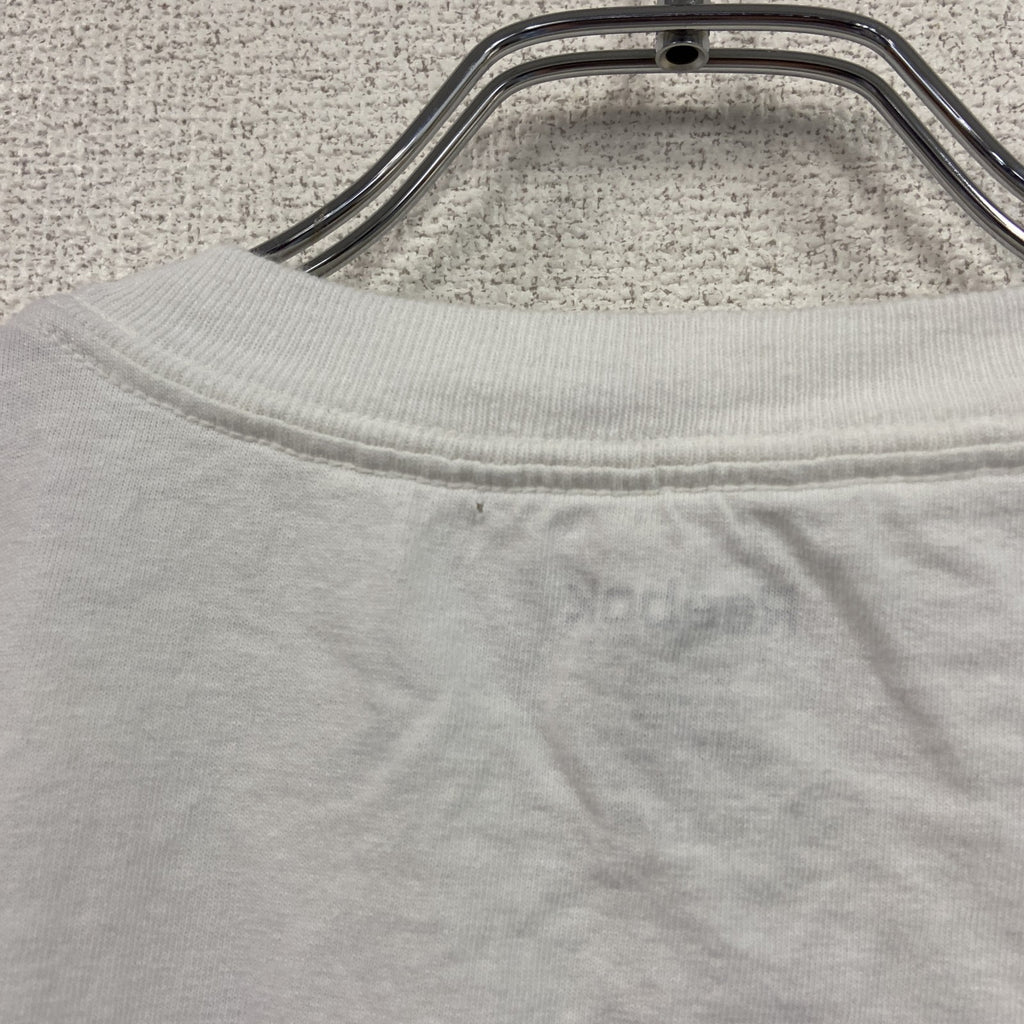 Reebok　リーボック　半袖プリントTシャツ　白　ホワイト　Lサイズ